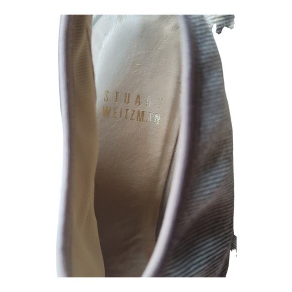 Stuart Weitzman Glover Stretch Espadrille Wedge Sandals Women's Size 7 US Beige - Picture 6 of 8